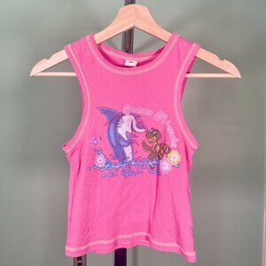 Urban Outfitters Tank / Crop Top w/ Ocean Friends Graphic - Women's Size S
